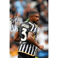 Autografo di Gleison Bremer Fotografia Juventus Stagione 2023  2024